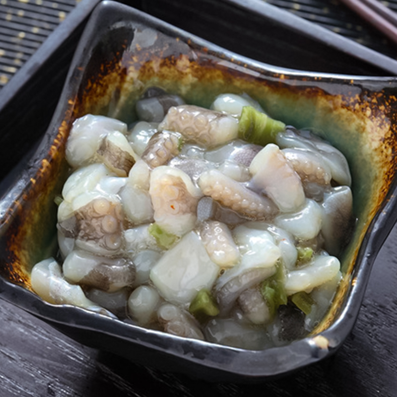 Mustard flavored octopus