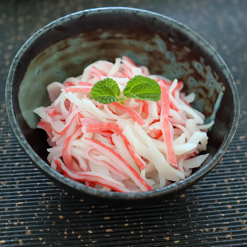 Simulated crab shredded meat