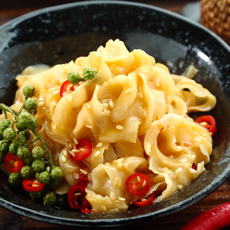 Scallop skirt with ratta